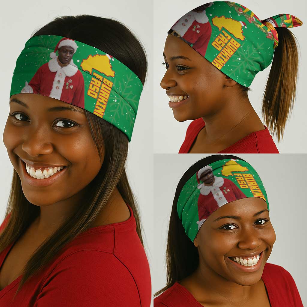 Afro Burkina Faso Christmas Spirit Neck Gaiter Stand With Traore Stand With Hope - African Pride