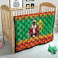 Afro Burkina Faso Christmas Spirit Quilt Stand With Traore Stand With Hope - African Pride
