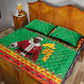Afro Burkina Faso Christmas Spirit Quilt Bed Set Stand With Traore Stand With Hope - African Pride