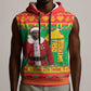 Afro Burkina Faso Christmas Spirit Sleeveless Hoodie Stand With Traore Stand With Hope - African Pride
