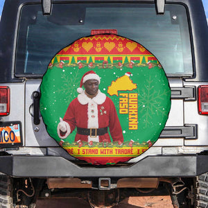 Afro Burkina Faso Christmas Spirit Spare Tire Cover Stand With Traore Stand With Hope - African Pride