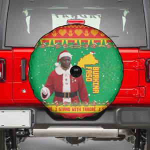 Afro Burkina Faso Christmas Spirit Spare Tire Cover Stand With Traore Stand With Hope - African Pride