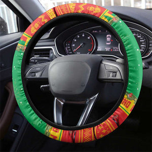 Afro Burkina Faso Christmas Spirit Steering Wheel Cover Stand With Traore Stand With Hope - African Pride