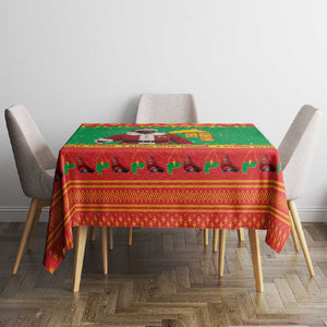 Afro Burkina Faso Christmas Spirit Tablecloth Stand With Traore Stand With Hope - African Pride