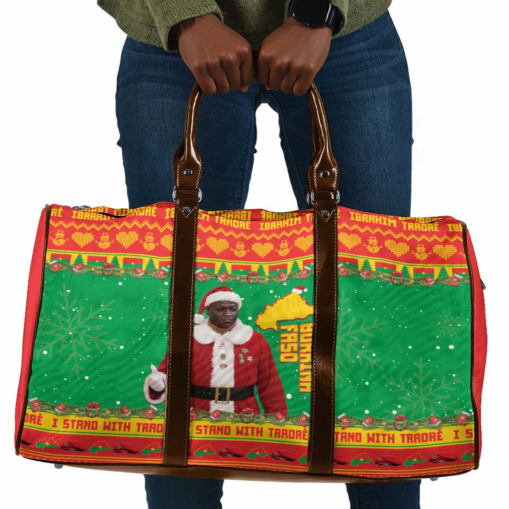 Burkina Faso Christmas Travel Bag I Stand With Traore