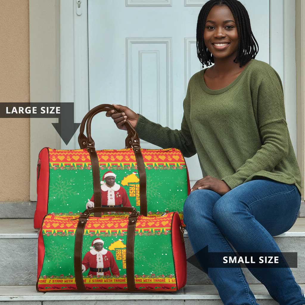 Burkina Faso Christmas Travel Bag I Stand With Traore