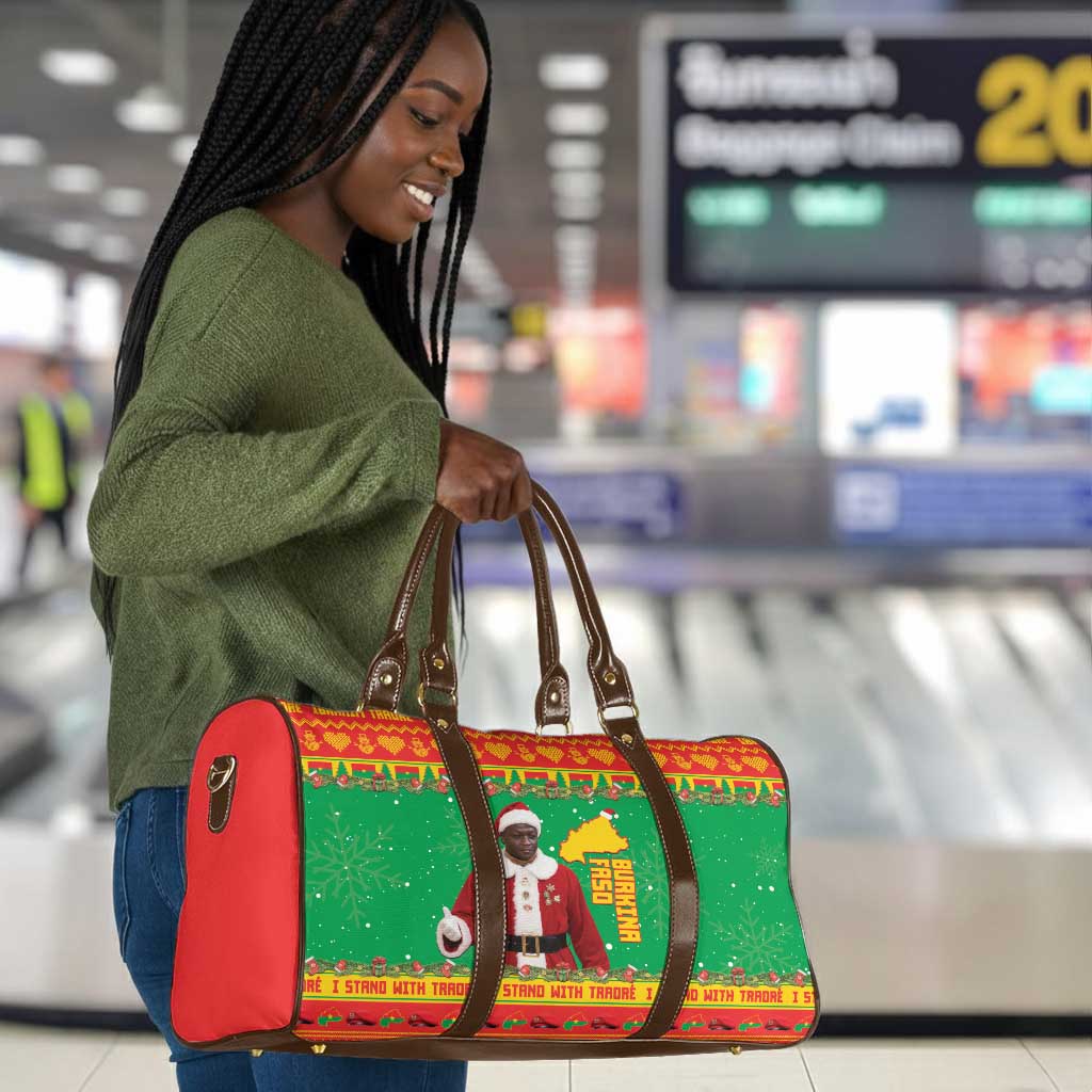 Burkina Faso Christmas Travel Bag I Stand With Traore