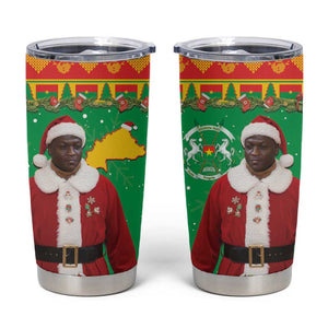 Afro Burkina Faso Christmas Spirit Tumbler Cup Stand With Traore Stand With Hope - African Pride
