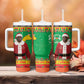 Afro Burkina Faso Christmas Spirit Tumbler With Handle Stand With Traore Stand With Hope - African Pride