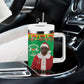 Afro Burkina Faso Christmas Spirit Tumbler With Handle Stand With Traore Stand With Hope - African Pride