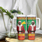 Afro Burkina Faso Christmas Spirit Tumbler With Handle Stand With Traore Stand With Hope - African Pride