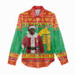 Afro Burkina Faso Christmas Spirit Women Casual Shirt Stand With Traore Stand With Hope - African Pride