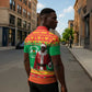 Burkina Faso Christmas Zipper Polo Shirt I Stand With Traore