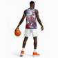 Personalised Afro Liberia Basketball Jersey African King Lion - Grunge Style - African Pride