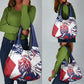 Personalised Afro Liberia Grocery Bag African King Lion - Grunge Style