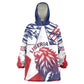 Personalised Afro Liberia Kid Wearable Blanket Hoodie African King Lion - Grunge Style