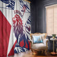 Personalised Afro Liberia Window Curtain African King Lion - Grunge Style