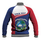 Personalised Liberia African Baseball Jacket Coat Of Arms Flag LT15