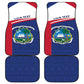 Personalised Liberia African Car Mats Coat Of Arms Flag