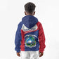 Personalised Liberia African Kid Hoodie Coat Of Arms Flag