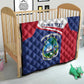 Personalised Liberia African Quilt Coat Of Arms Flag