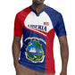 Personalised Liberia African Rugby Jersey Coat Of Arms Flag