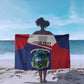 Personalised Liberia African Sarong Coat Of Arms Flag