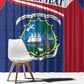 Personalised Liberia African Window Curtain Coat Of Arms Flag