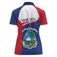 Personalised Liberia African Women Polo Shirt Coat Of Arms Flag