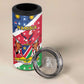 Afro Namibia 4 in 1 Can Cooler Tumbler Coat Of Arms Christmas Style