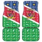 Afro Namibia Car Mats Coat Of Arms Christmas Style