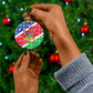 Afro Namibia Ceramic Ornament Coat Of Arms Christmas Style