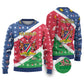 Afro Namibia Ugly Christmas Sweater Coat Of Arms Christmas Style