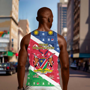 Afro Namibia Men Tank Top Coat Of Arms Christmas Style
