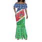 Afro Namibia Mermaid Dress Coat Of Arms Christmas Style