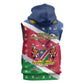 Afro Namibia Sleeveless Hoodie Coat Of Arms Christmas Style - African Pride