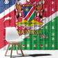 Afro Namibia Window Curtain Coat Of Arms Christmas Style