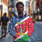 Afro Namibia Zip Hoodie Coat Of Arms Christmas Style