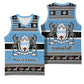 Afro Botswana Christmas Basketball Jersey Coat Of Arms - African Pattern - African Pride