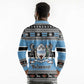 Afro Botswana Christmas Long Sleeve Polo Shirt Coat Of Arms - African Pattern