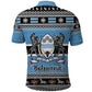 Afro Botswana Christmas Polo Shirt Coat Of Arms - African Pattern