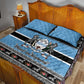 Afro Botswana Christmas Quilt Bed Set Coat Of Arms - African Pattern