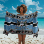 Afro Botswana Christmas Sarong Coat Of Arms - African Pattern