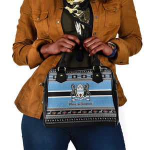 Afro Botswana Christmas Shoulder Handbag Coat Of Arms - African Pattern