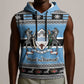 Afro Botswana Christmas Sleeveless Hoodie Coat Of Arms - African Pattern - African Pride