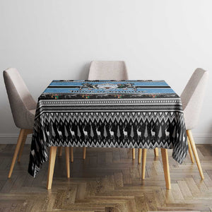 Afro Botswana Christmas Tablecloth Coat Of Arms - African Pattern