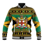 Afro-Jamaicans Baseball Jacket Coat Of Arms - Merry Christmas