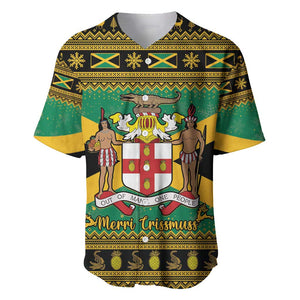 Afro-Jamaicans Baseball Jersey Coat Of Arms - Merry Christmas