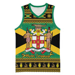 Afro-Jamaicans Basketball Jersey Coat Of Arms - Merry Christmas - African Pride