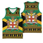 Afro-Jamaicans Basketball Jersey Coat Of Arms - Merry Christmas - African Pride